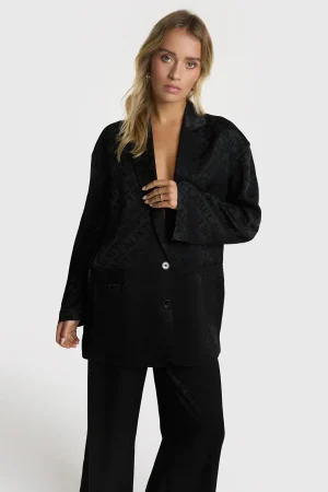 alix-the-label-jacquard-blazer-black