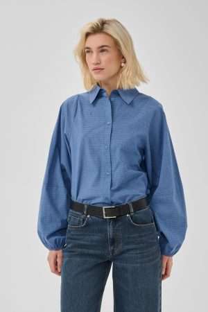 my-essential-wardrobe-mw-ilse-balloon-sleeve-shirt-clear-blue-check